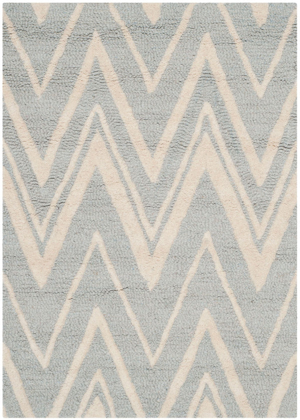 Safavieh Cambridge 711 Hand Tufted  Rug Grey / Ivory CAM711G-4SQ