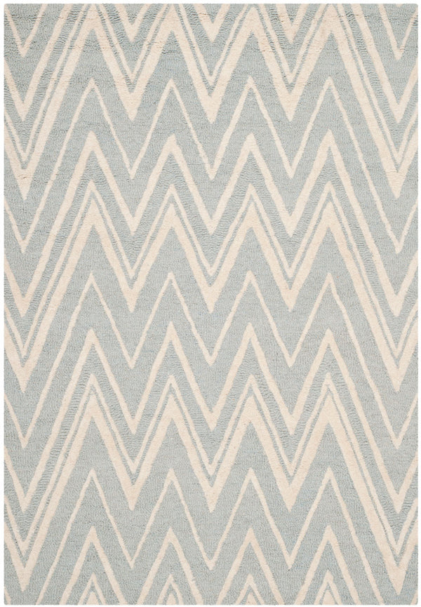 Safavieh Cambridge 711 Hand Tufted  Rug Grey / Ivory CAM711G-4SQ