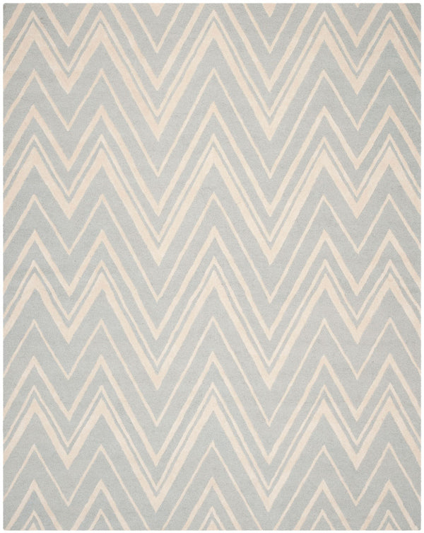 Safavieh Cambridge 711 Hand Tufted  Rug Grey / Ivory CAM711G-4SQ