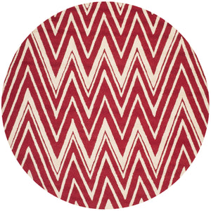 Safavieh Cambridge 711 Hand Tufted  Rug Red / Ivory CAM711H-3