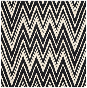 Safavieh Cambridge 711 Hand Tufted  Rug Black / Ivory CAM711K-24