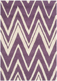 Safavieh Cambridge 711 Hand Tufted  Rug Purple / Ivory CAM711P-3