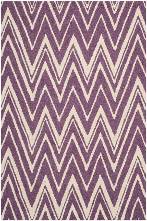 Safavieh Cambridge 711 Hand Tufted  Rug Purple / Ivory CAM711P-3