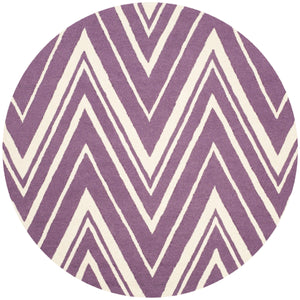 Safavieh Cambridge 711 Hand Tufted  Rug Purple / Ivory CAM711P-3