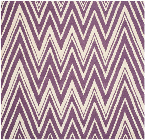 Safavieh Cambridge 711 Hand Tufted  Rug Purple / Ivory CAM711P-3