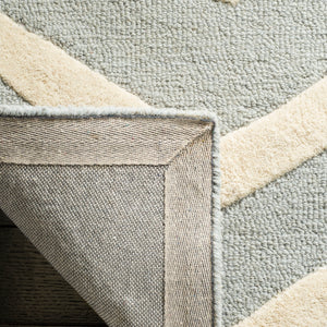 Safavieh Cambridge 714 Hand Tufted  Rug Grey / Ivory CAM714G-26