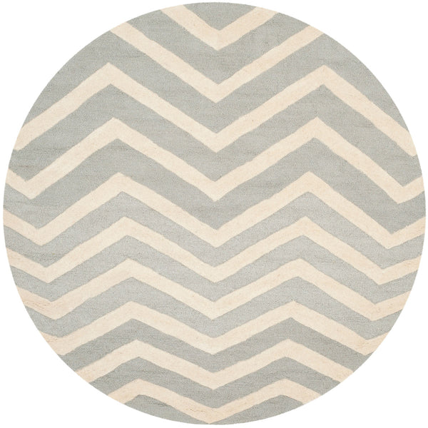 Safavieh Cambridge 714 Hand Tufted  Rug Grey / Ivory CAM714G-26