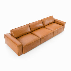 Vig Furniture Divani Casa Cambria - Luxurious Cognac Leather Sofa For Stylish Living Rooms, Made In China Cognac  Vgkk-kf.1123-sofa-m2832