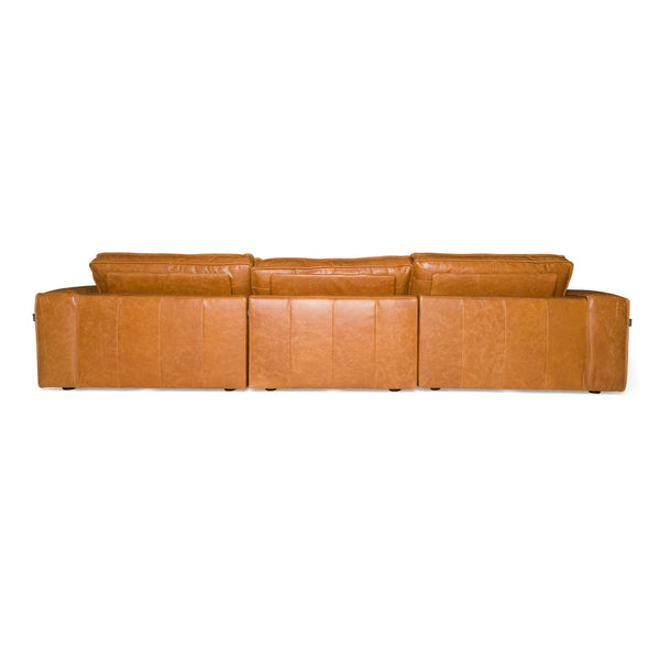 Vig Furniture Divani Casa Cambria - Luxurious Cognac Leather Sofa For Stylish Living Rooms, Made In China Cognac  Vgkk-kf.1123-sofa-m2832