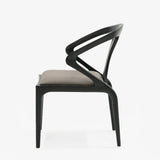 VIG Furniture Modrest Campbell - Mid-Century Modern Grey & Black Ash Dining Chair VGCS-CH-9808A-GRY