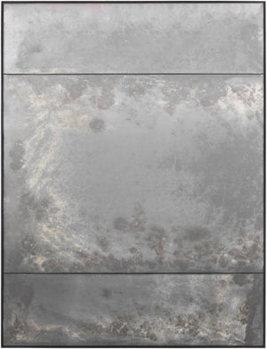 Surya Camryn Art Deco Accent Mirror - 48"H X 36"W, Geometric Design For Elegant Home Decor Display Frame, Black Brass Camr001-4836