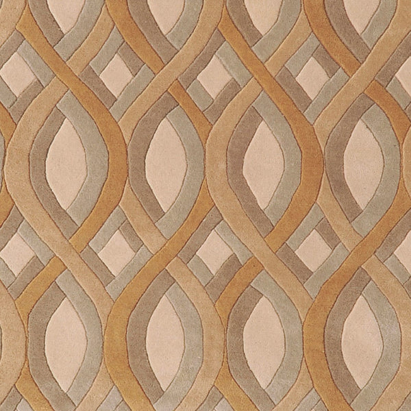 Surya Modern Classics Can-1901 9' X 13' Hand-tufted Wool Rug – Stylish, Durable, And Perfect For Modern Decor Brown Wool Can1901-913