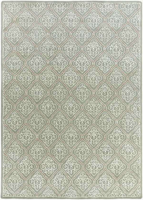 Surya Modern Classics Can-1901 9' X 13' Hand-tufted Wool Rug – Stylish, Durable, And Perfect For Modern Decor Sage Viscose,Wool Can1907-811