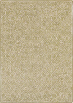Surya Modern Classics Can-1901 9' X 13' Hand-tufted Wool Rug – Stylish, Durable, And Perfect For Modern Decor Light Olive Viscose,Wool Can1914-3353