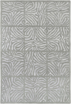 Surya Modern Classics Can-1901 9' X 13' Hand-tufted Wool Rug – Stylish, Durable, And Perfect For Modern Decor Slate Viscose,Wool Can1935-913