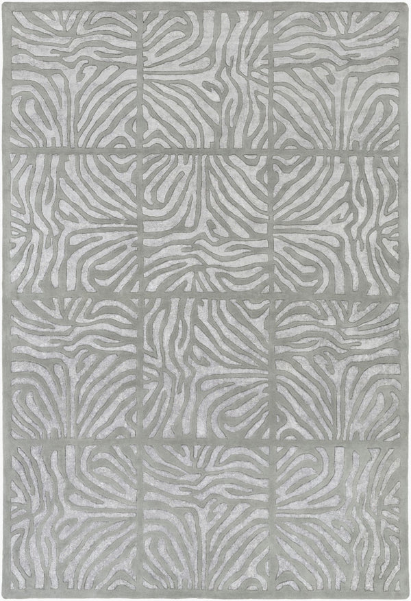 Surya Modern Classics Can-1901 9' X 13' Hand-tufted Wool Rug – Stylish, Durable, And Perfect For Modern Decor Slate Viscose,Wool Can1935-913