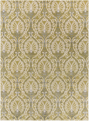 Surya Modern Classics Can-1901 9' X 13' Hand-tufted Wool Rug – Stylish, Durable, And Perfect For Modern Decor Olive Wool,Viscose Can1958-268