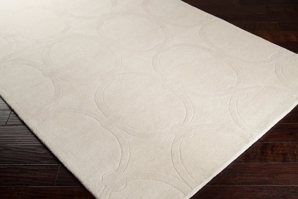 Surya Modern Classics Can-1901 9' X 13' Hand-tufted Wool Rug – Stylish, Durable, And Perfect For Modern Decor Light Beige Wool,Viscose Can1988-58