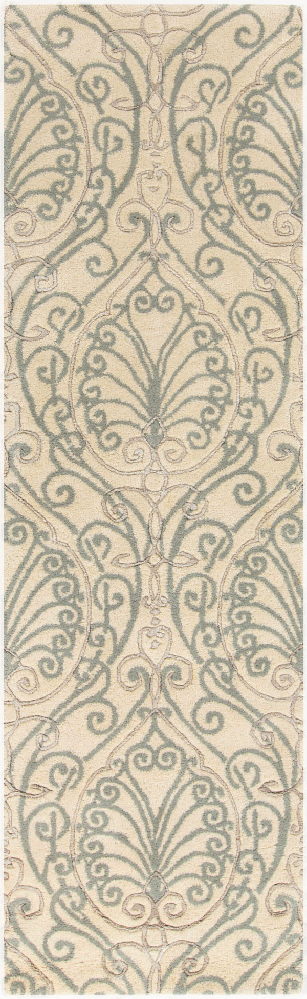 Surya Modern Classics Can-1901 9' X 13' Hand-tufted Wool Rug – Stylish, Durable, And Perfect For Modern Decor Light Beige Wool,Viscose Can2012-268