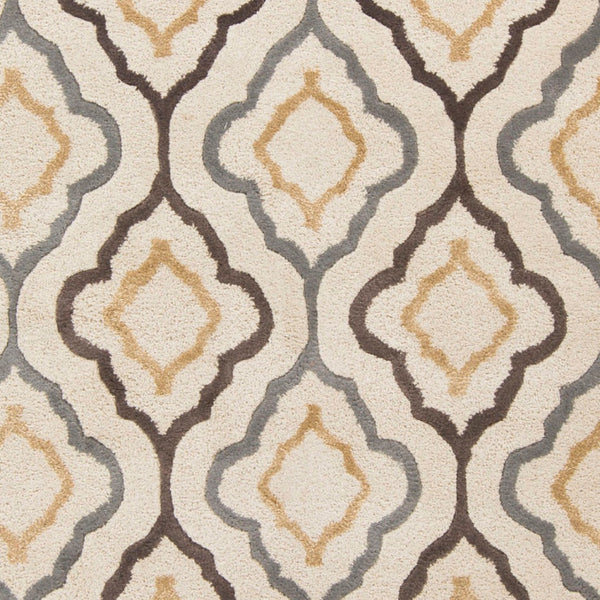 Surya Modern Classics Can-1901 9' X 13' Hand-tufted Wool Rug – Stylish, Durable, And Perfect For Modern Decor Light Beige Wool,Viscose Can2024-913