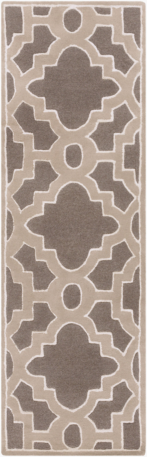 Surya Modern Classics Can-1901 9' X 13' Hand-tufted Wool Rug – Stylish, Durable, And Perfect For Modern Decor Charcoal Nz Wool,Viscose Can2037-268