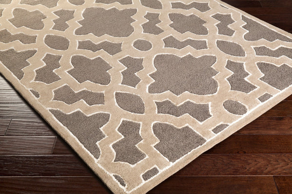 Surya Modern Classics Can-1901 9' X 13' Hand-tufted Wool Rug – Stylish, Durable, And Perfect For Modern Decor Charcoal Nz Wool,Viscose Can2037-268