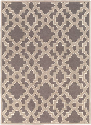 Surya Modern Classics Can-1901 9' X 13' Hand-tufted Wool Rug – Stylish, Durable, And Perfect For Modern Decor Charcoal Nz Wool,Viscose Can2037-811