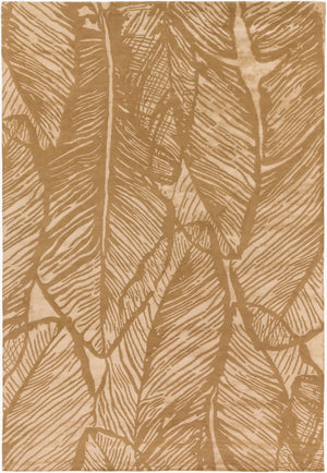 Surya Modern Classics Can-1901 9' X 13' Hand-tufted Wool Rug – Stylish, Durable, And Perfect For Modern Decor Mustard Viscose,Wool Can2050-913