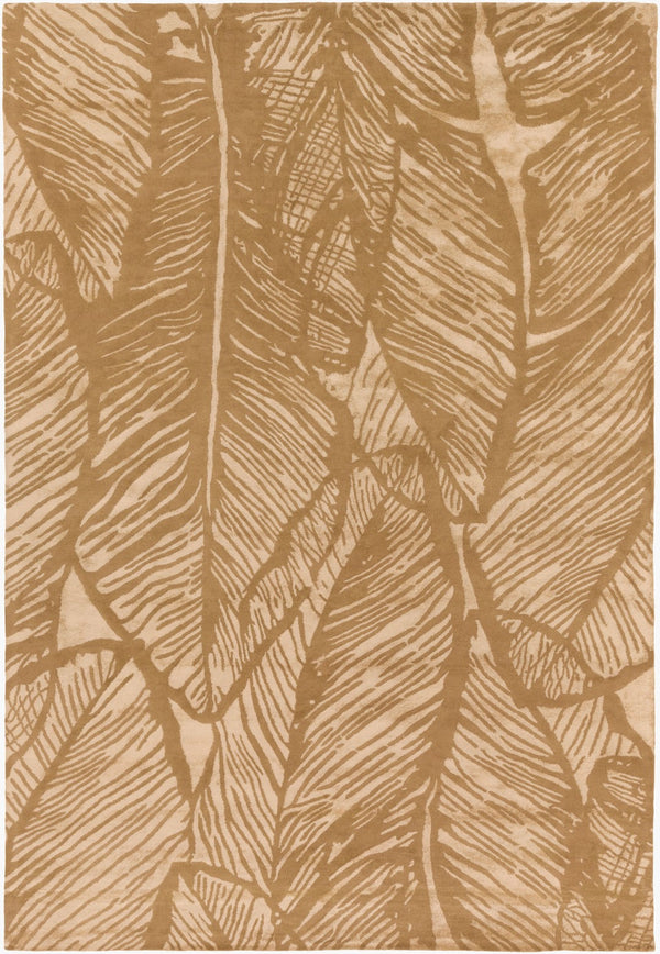 Surya Modern Classics Can-1901 9' X 13' Hand-tufted Wool Rug – Stylish, Durable, And Perfect For Modern Decor Mustard Viscose,Wool Can2050-913