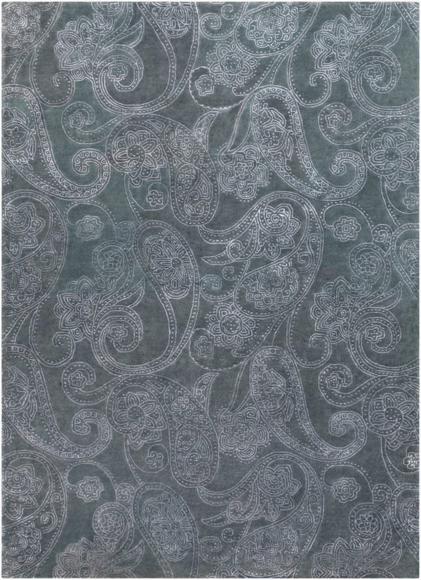 Surya Modern Classics Ii Can-2078 2'6" X 8' Hand-tufted Wool & Viscose Rug For Stylish Home Décor Gray Wool,Viscose Can2078-913