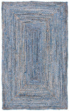 Safavieh Cape Cod 202 Hand Woven  Rug Blue / Natural CAP202M-216