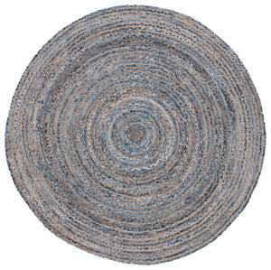 Safavieh Cape Cod 202 Hand Woven  Rug Blue / Natural 3' x 5' Oval