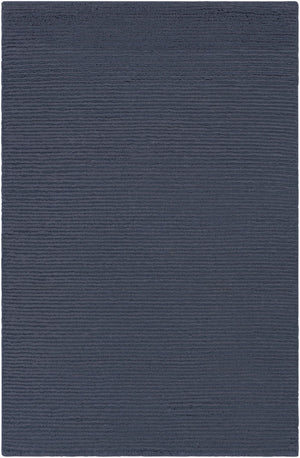 Surya Capri Handmade 2' X 3' Rug | Luxurious Viscose & New Zealand Wool | Soft, Durable & Stylish Comfort Dark Blue Viscose,Nz Wool Cap2300-23