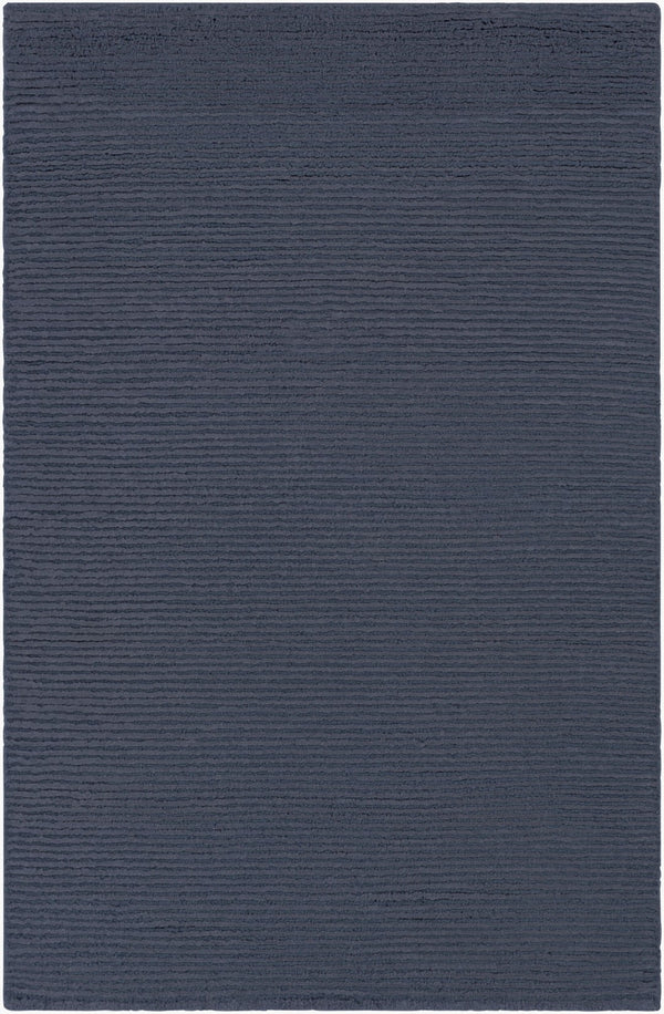 Surya Capri Handmade 2' X 3' Rug | Luxurious Viscose & New Zealand Wool | Soft, Durable & Stylish Comfort Dark Blue Viscose,Nz Wool Cap2300-23