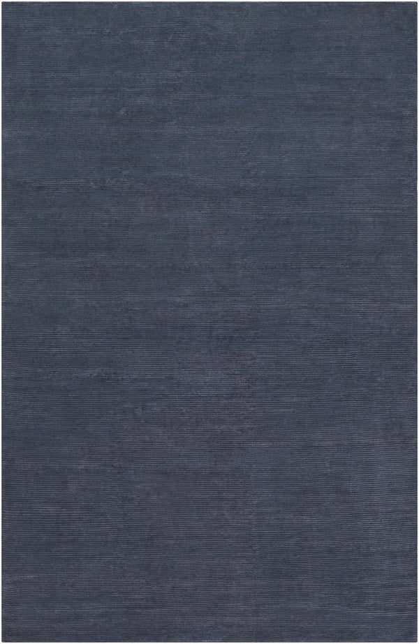 Surya Capri Handmade 2' X 3' Rug | Luxurious Viscose & New Zealand Wool | Soft, Durable & Stylish Comfort Dark Blue Viscose,Nz Wool Cap2300-46