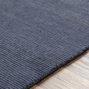 Surya Capri Handmade 2' X 3' Rug | Luxurious Viscose & New Zealand Wool | Soft, Durable & Stylish Comfort Dark Blue Viscose,Nz Wool Cap2300-46