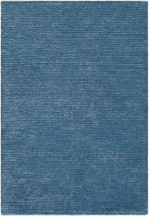 Surya Capri Handmade 2' X 3' Rug | Luxurious Viscose & New Zealand Wool | Soft, Durable & Stylish Comfort Blue Viscose,Nz Wool Cap2301-46