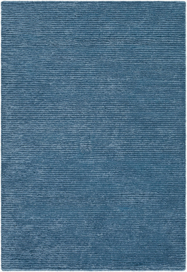 Surya Capri Handmade 2' X 3' Rug | Luxurious Viscose & New Zealand Wool | Soft, Durable & Stylish Comfort Blue Viscose,Nz Wool Cap2301-46
