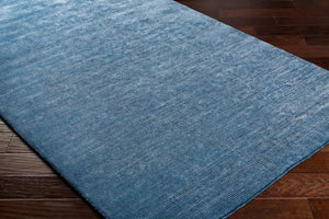 Surya Capri Handmade 2' X 3' Rug | Luxurious Viscose & New Zealand Wool | Soft, Durable & Stylish Comfort Blue Viscose,Nz Wool Cap2301-46