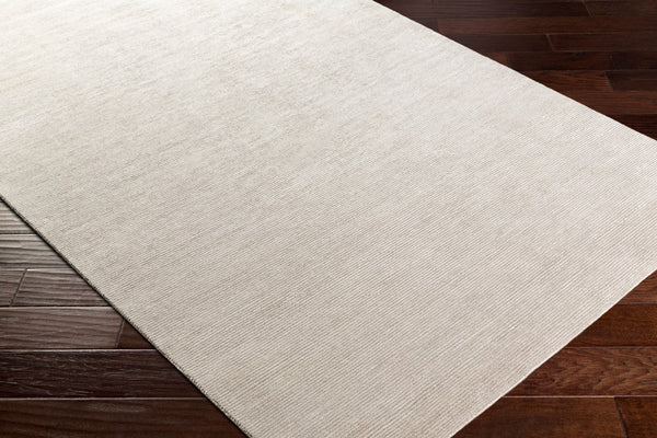 Surya Capri Handmade 2' X 3' Rug | Luxurious Viscose & New Zealand Wool | Soft, Durable & Stylish Comfort Light Gray Viscose,Nz Wool Cap2302-23