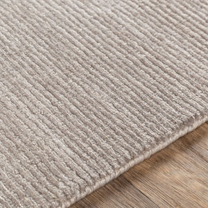 Surya Capri Handmade 2' X 3' Rug | Luxurious Viscose & New Zealand Wool | Soft, Durable & Stylish Comfort Light Gray Viscose,Nz Wool Cap2302-23