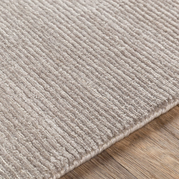Surya Capri Handmade 2' X 3' Rug | Luxurious Viscose & New Zealand Wool | Soft, Durable & Stylish Comfort Light Gray Viscose,Nz Wool Cap2302-23