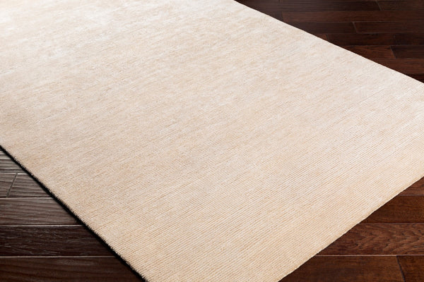 Surya Capri Handmade 2' X 3' Rug | Luxurious Viscose & New Zealand Wool | Soft, Durable & Stylish Comfort Beige Viscose,Nz Wool Cap2303-23