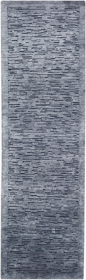 Surya Capri Handmade 2' X 3' Rug | Luxurious Viscose & New Zealand Wool | Soft, Durable & Stylish Comfort Black Nz Wool,Viscose Cap2307-268