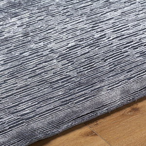 Surya Capri Handmade 2' X 3' Rug | Luxurious Viscose & New Zealand Wool | Soft, Durable & Stylish Comfort Black Nz Wool,Viscose Cap2307-576