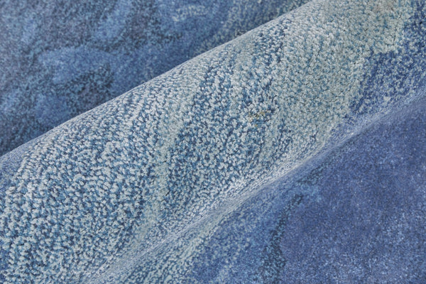 Feizy Rugs Any8921f Anya Modern Watercolor-inspired Hand-tufted Wool And Viscose Rug For Contemporary Spaces Blue,Ivory Wool,Viscose Any8921fbluivye10
