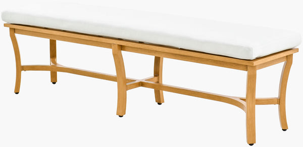 Surya Cape Town Outdoor Bench Hand-painted Aluminum Frame Acrylic Upholstered Patio Seat CAPE004-171669