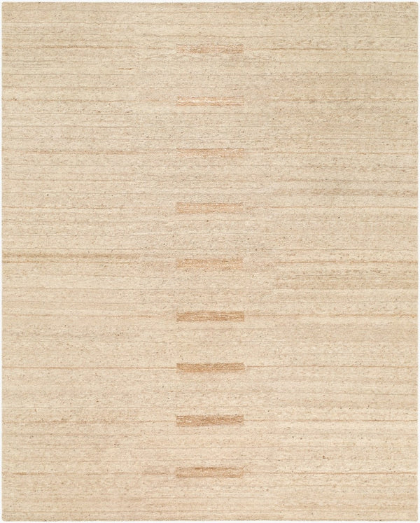 Surya Pilgrimage Hand Knotted Wool Tencel Accent Rug for Entryways and Minimalist Spaces 8' x 10' Rectangle CAPG2302-810