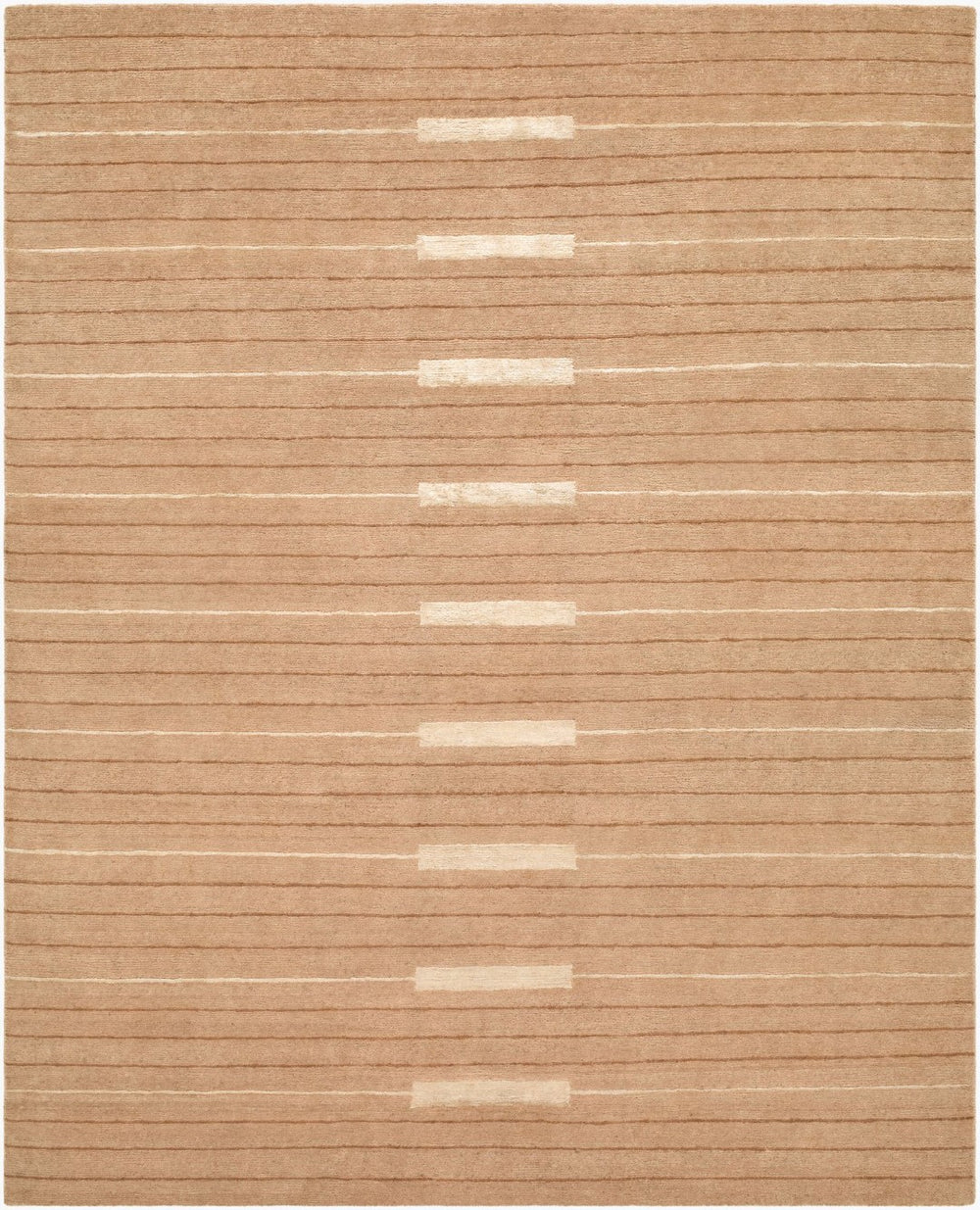 Surya Pilgrimage Hand Knotted Tencel Wool Accent Rug Soft Low Pile Minimalist Entryway 8' x 10' Rectangle CAPG2303-810