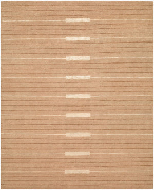 Surya Pilgrimage Hand Knotted Tencel Wool Accent Rug Soft Low Pile Minimalist Entryway 8' x 10' Rectangle CAPG2303-810